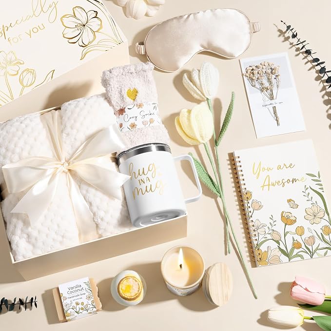 Mothers Day Birthday Gifts for Women Self Care Package, Get Well Soon Gift - Image 9