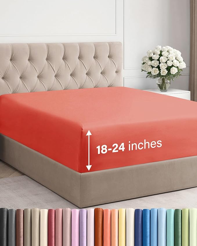 Extra Deep Cal King Fitted Sheet by CGKUnlimited