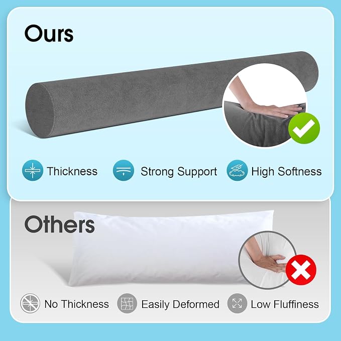 SereneCloud Memory Foam Body Pillow - Image 5