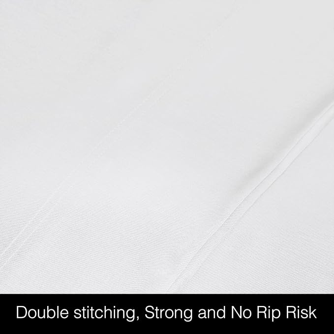 BEDELITE Standard Pillow Cases Set of 2, Rayon Derived from Bamboo, Cooling - Image 7