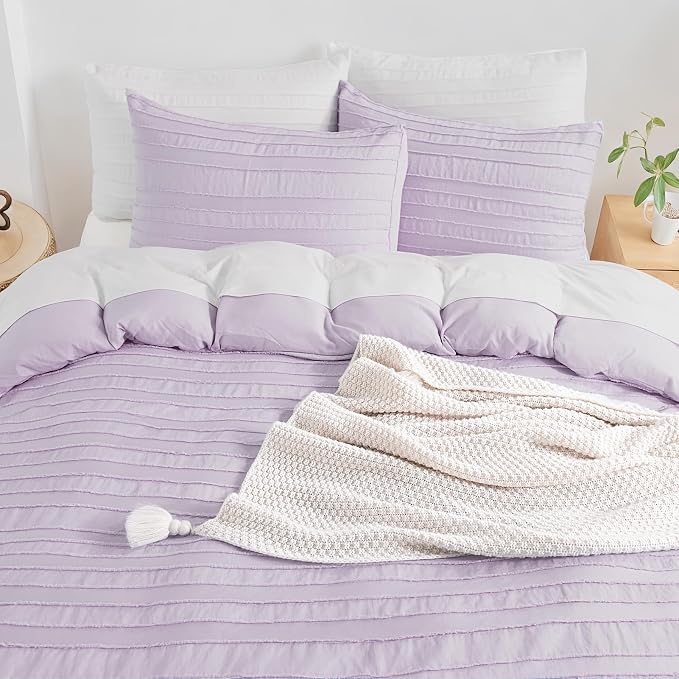 NEXHOME PRO Duvet Cover Full, 3 Pieces Boho Tufted Duvet Cover Set, Soft and - Image 7