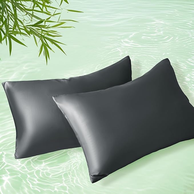 Homiest Cooling Pillow Cases King Size Set of 2, 100% Rayon Derived from Bamboo by Homiest