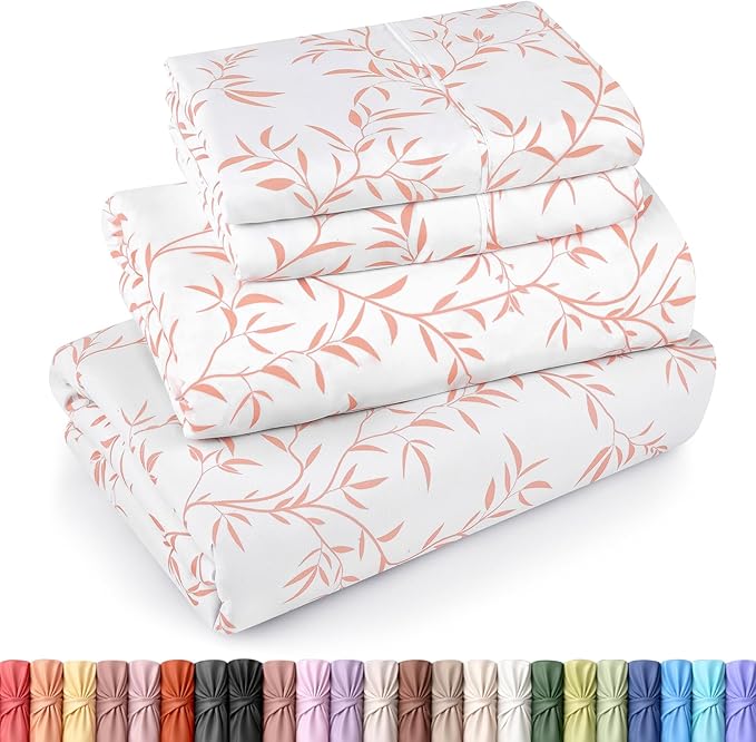 Utopia Bedding Queen Sheet Set, Soft Microfiber 4 Piece Bed Sheets by UTOPIABEDDING