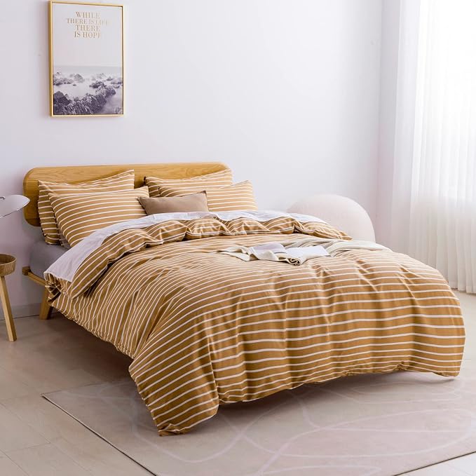 JELLYMONI King Duvet Cover Set, Cotton Duvet Cover 3 Pieces - Image 2