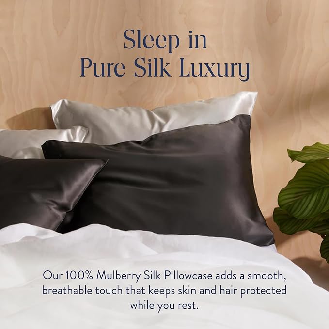 Brooklinen Mulberry Silk Pillowcase – 100% Pure Silk Pillow Case, Soft & Durable - Image 5