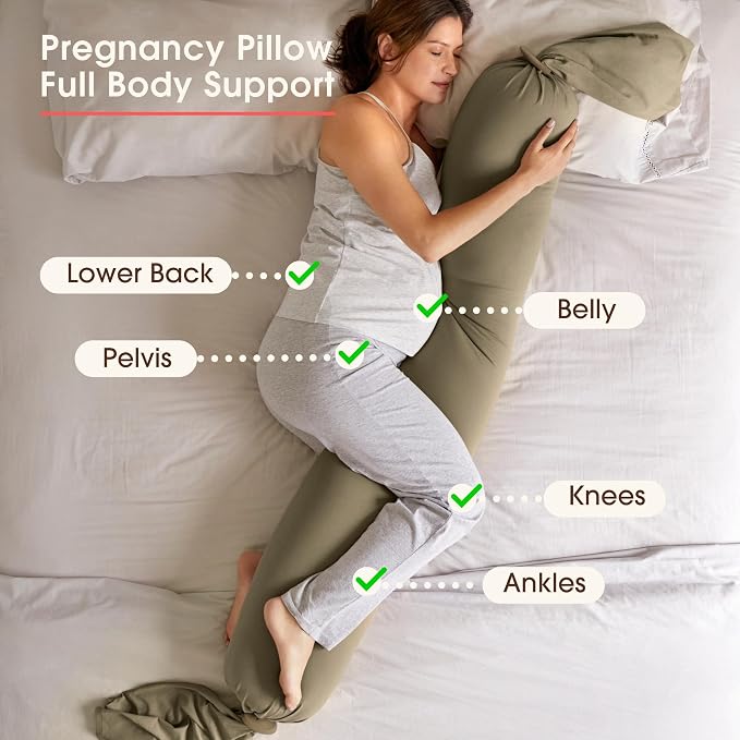 bbhugme Adjustable Pregnancy Pillow – Full Body Support - Image 3