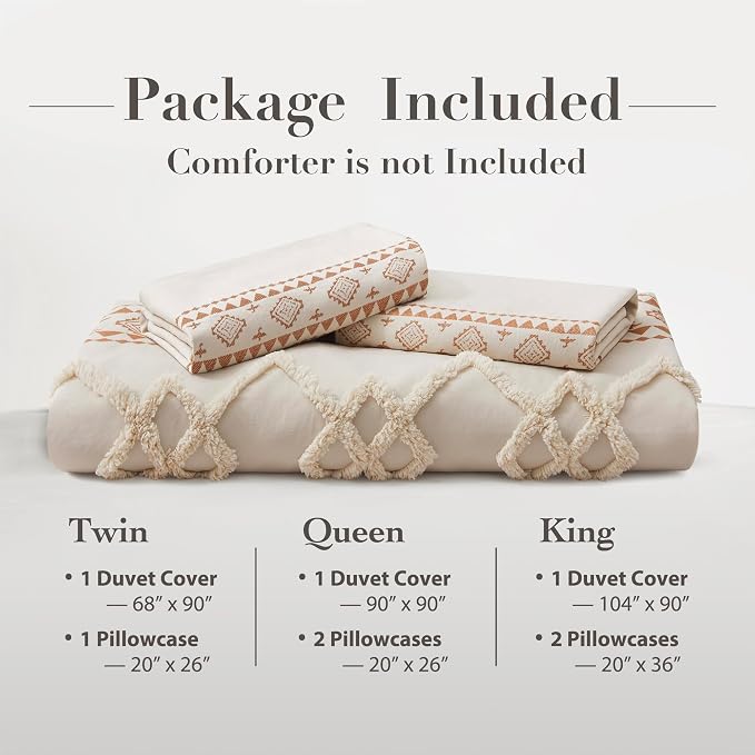 Oli Anderson Boho Duvet Cover Set Twin Size, Durable and Super Soft Duvet Covers - Image 5