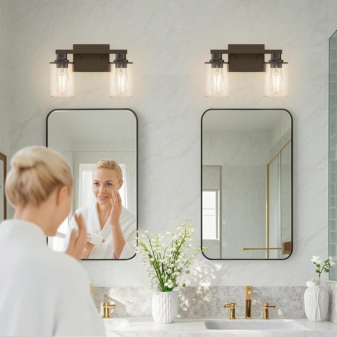L LOHAS LED 2-Light Bathroom Light Fixtures, Vanity Lights - Image 3