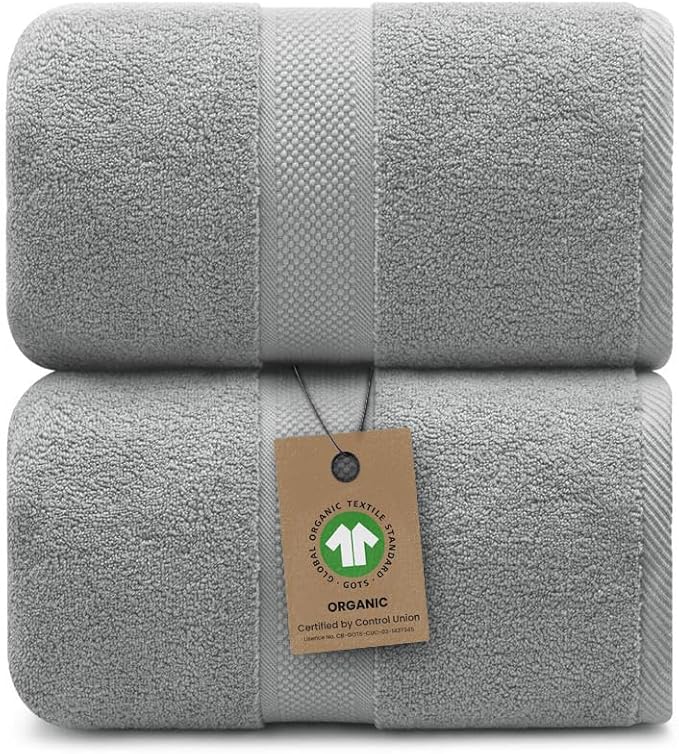 Alusa Home 100% Organic Luxury Bath Sheets by AlusaHome