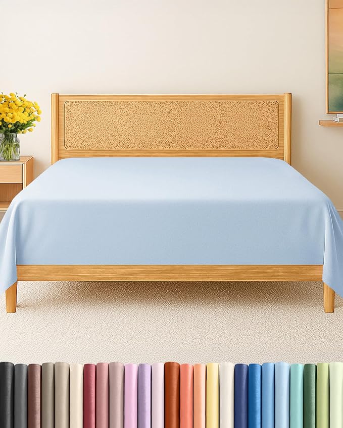 Twin XL Size Flat Sheet by CGKUnlimited