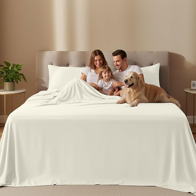 Utopia Bedding Full Size Sheet Set – 4 Piece Bed Sheets, Soft and Breathable - Image 2