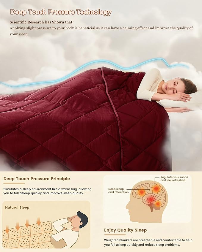 L'AGRATY King Size Weighted Blanket - Image 4