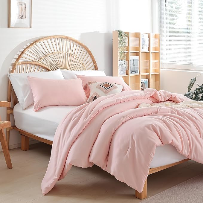 weigelia Pink Comforter Full Size Set – Soft All-Season Bedding - Image 6