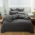 Simple&Opulence 100% Linen Duvet Cover Set 3pcs Basic Style Natural French by SimpleOpulence