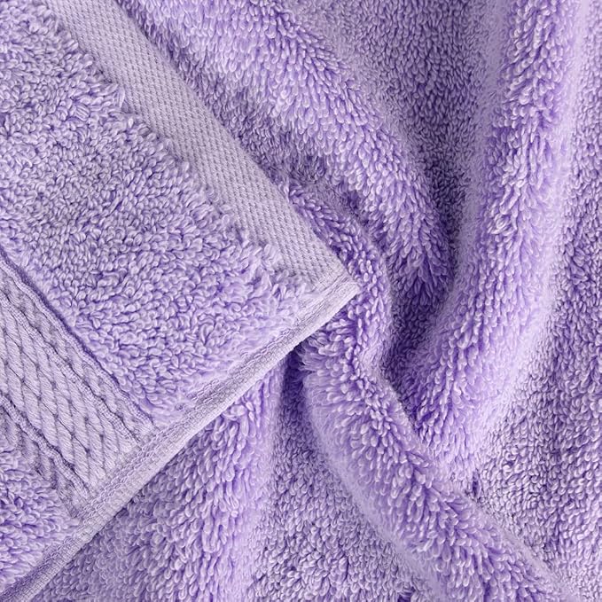 SUPERIOR Egyptian Cotton Pile 3 Piece Towel Set, Includes 1 Bath, 1 Hand - Image 4