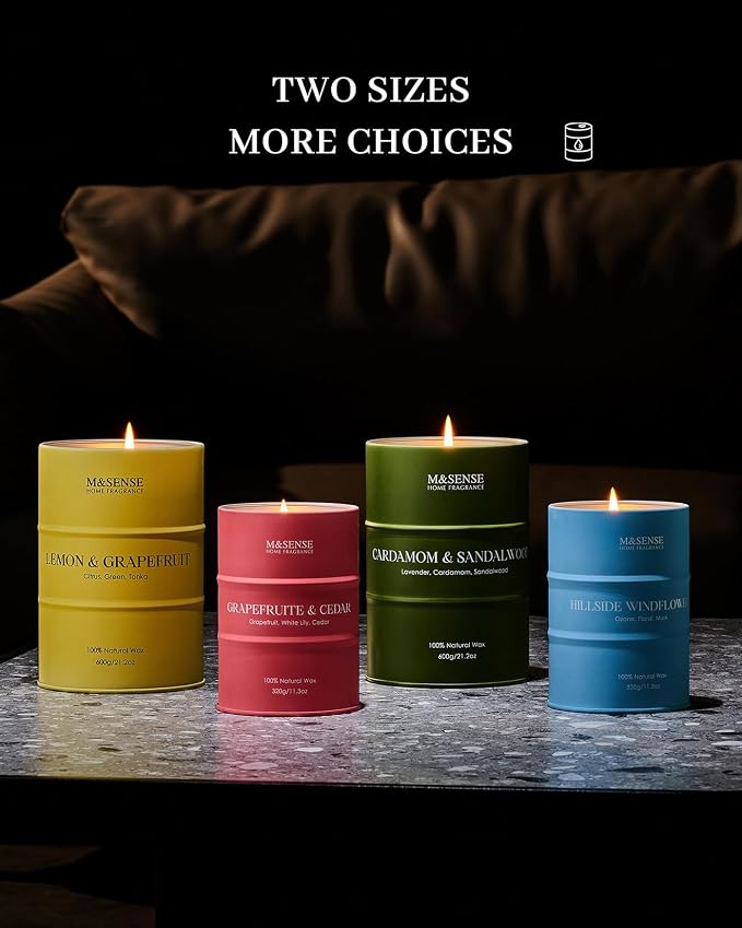 M&SENSE Bubbly Champagne Large Candles - Image 8