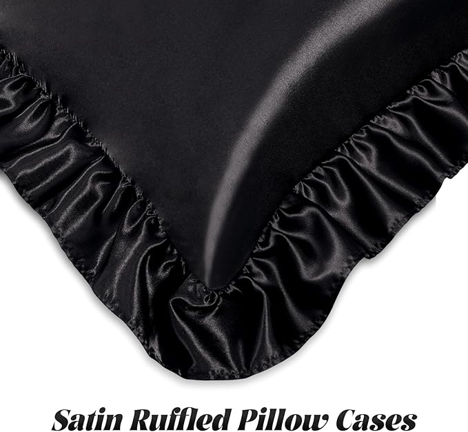 Homiest Ruffle Satin Pillowcase - Image 4