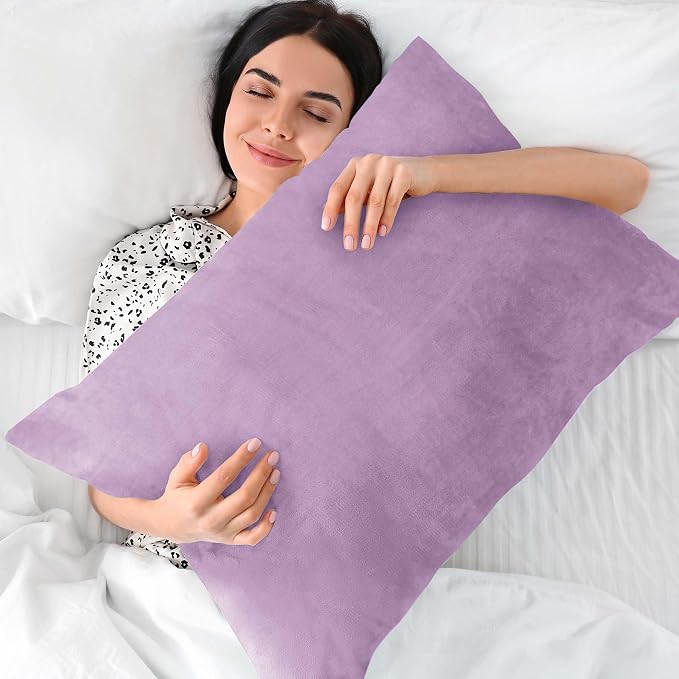 BEDELITE Flannel Pillowcases Standard Set of 2, Super Soft Fleece Pillow Case - Image 5