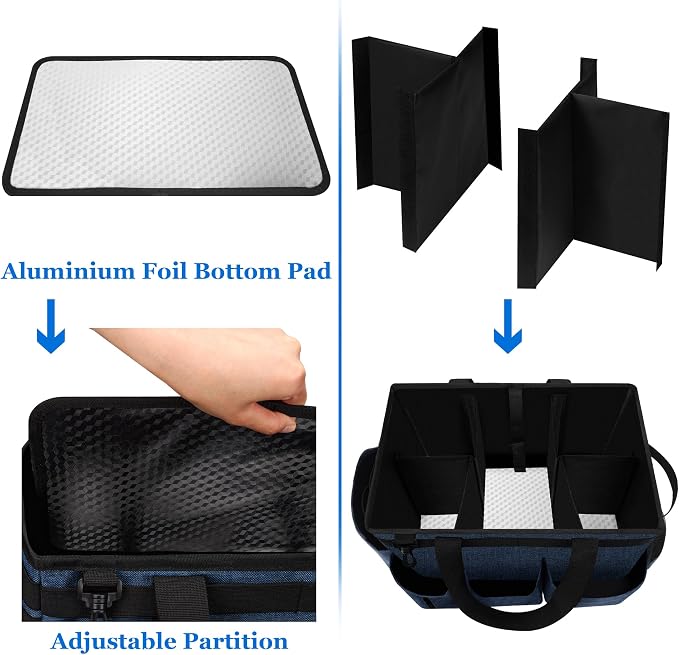 Joe & JoseRin Hot Tub Chemical Storage Bag, Pool Cleaning Caddy Tool Organizers - Image 2