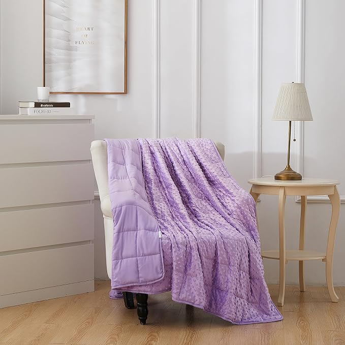 Weighted Blanket for Adults, Comfortable and Soft Throw Weighted Blanket - Image 4