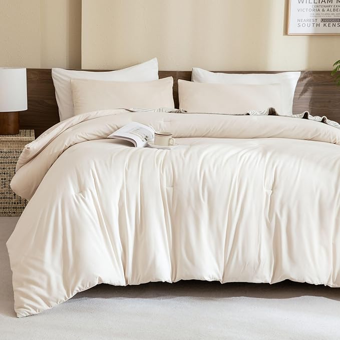 Paxrac Beige Comforter and Pillowcase by Paxrac