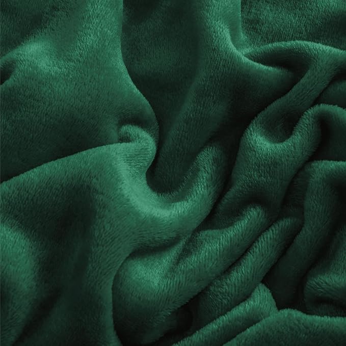 BEDELITE Flannel Sheets Twin Size Dark Green - Image 5