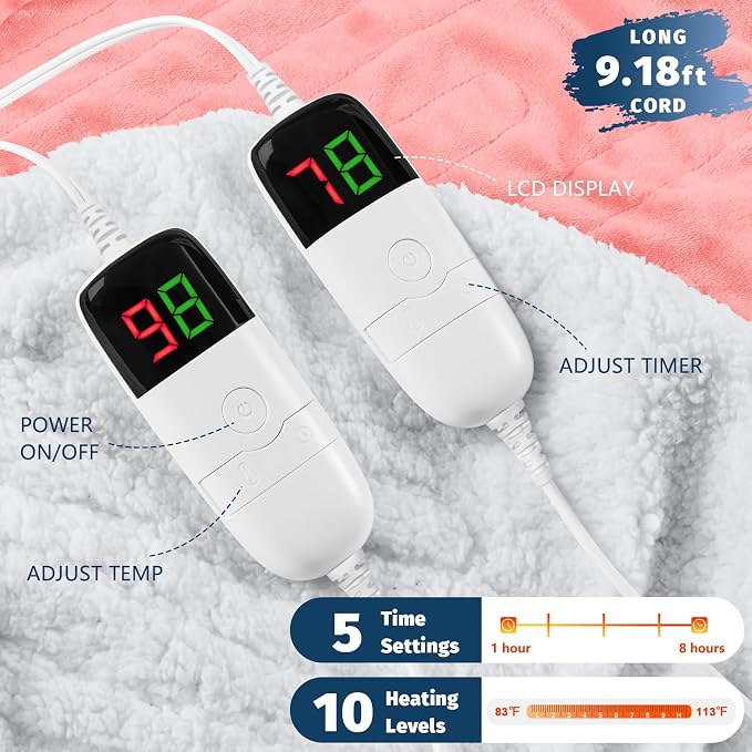 Heated Electric Blanket King Size - Image 3