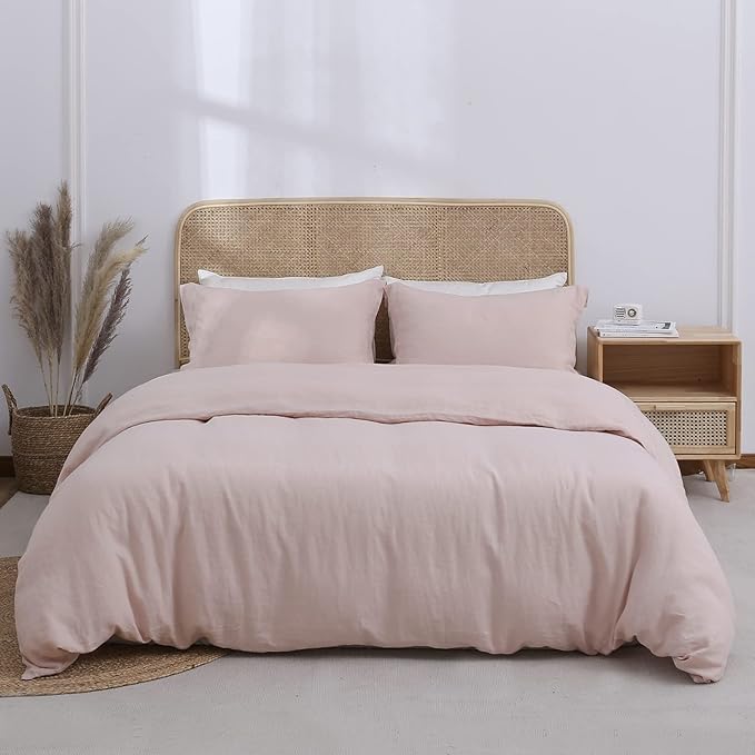 Simple&Opulence 100% Linen Duvet Cover Set 2pcs Basic Style Natural French by SimpleOpulence