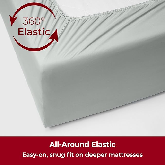Mellanni Extra Deep California King Sheets - Image 5