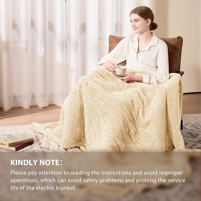 Homemate Heated Blanket Electric Throw - Image 6