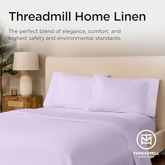 Threadmill Sheets for Twin Mattress | 800 Thread Count Twin Bed Sheets Set - Image 7