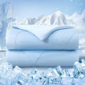 Cooling Comforter King Size, Double-Sided Cold Tech Fabric Quilted Bed by bedsmile