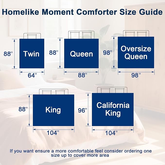 Homelike Moment California King Comforter - Image 6