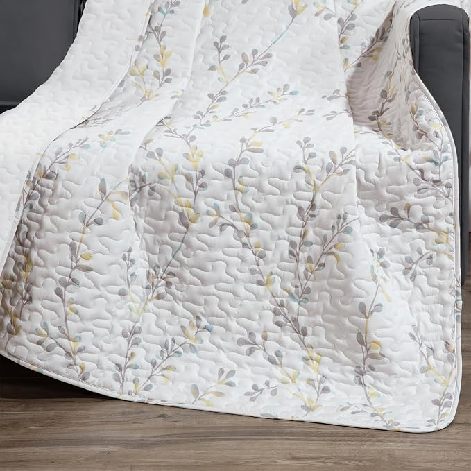Exclusivo Mezcla 50"x 60" Quilted Throw Blanket- Microfiber Quilt Throw - Image 2