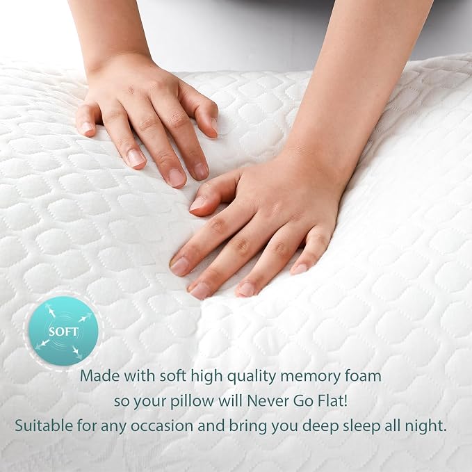 Rainmr Extra Long Body Pillow Cubies Memory Foam 150x50cm – Anime Body Pillow - Image 5
