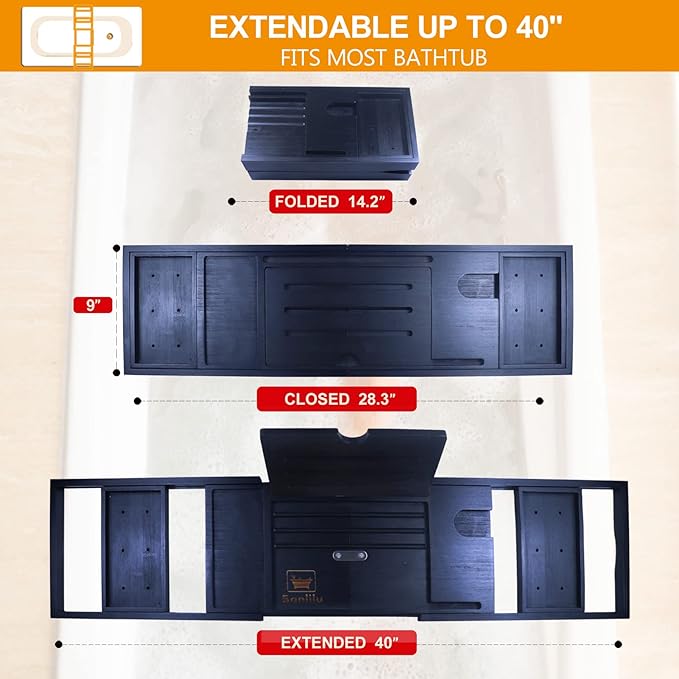 Premium Bathtub Tray Caddy - Image 3