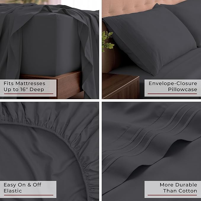 Mellanni King Sheets Set - Image 5