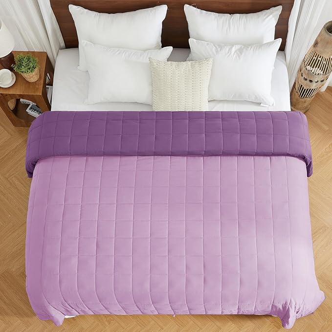 King Size Weighted Blanket for Adults Cooling Heavy Blanket for Sleeping - Image 2
