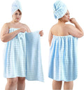 REDKISS Blue Plus Size Towel Wrap by REDKISSOnline