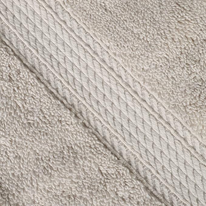 SUPERIOR Egyptian Cotton Pile 3 Piece Towel Set, Includes 1 Bath, 1 Hand - Image 3