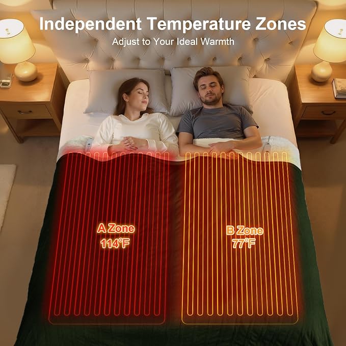 King Heated Blanket Dual Control - Image 2