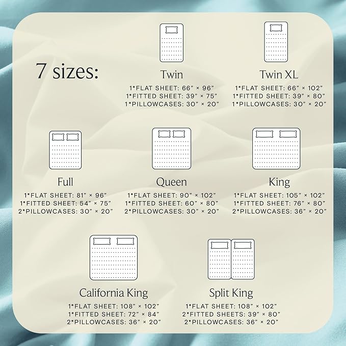 LuxClub 4 PC Queen Sheet Set, Queen Size, Deep Pockets 18" Wrinkle Free Cooling - Image 4