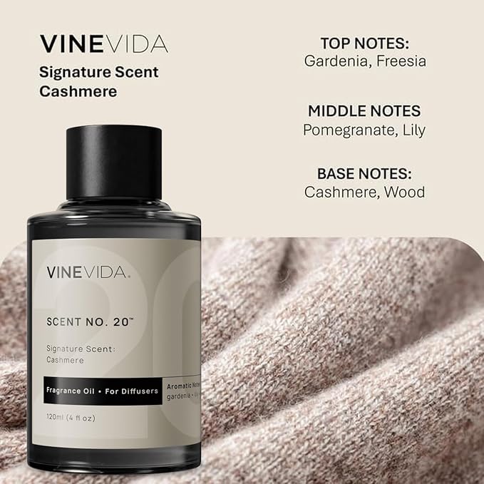VINEVIDA Cashmere Hotel Fragrance Diffuser Oil - Image 2