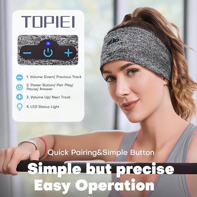 Sleep Headphones Bluetooth Headband - Image 3