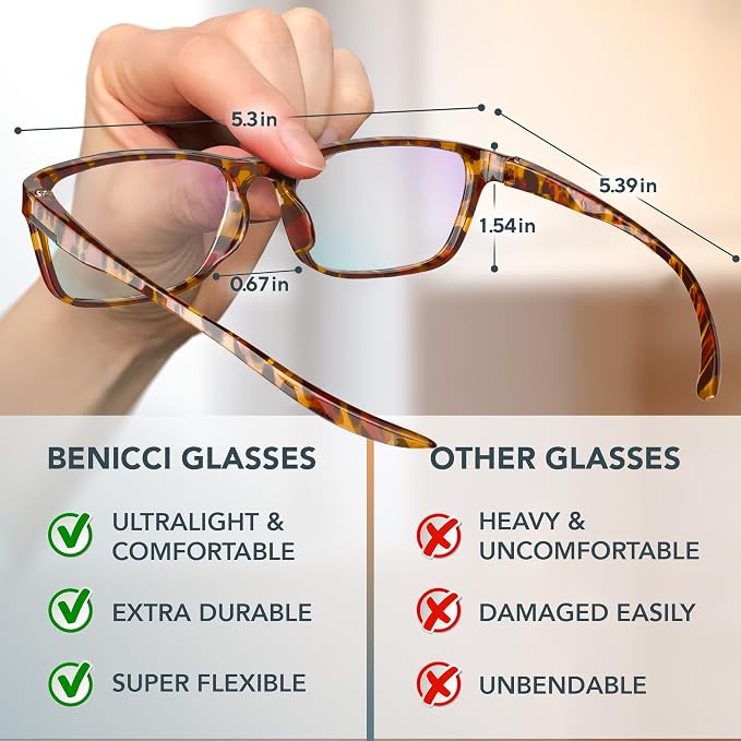 Stylish Blue Light Blocking Glasses - Image 4