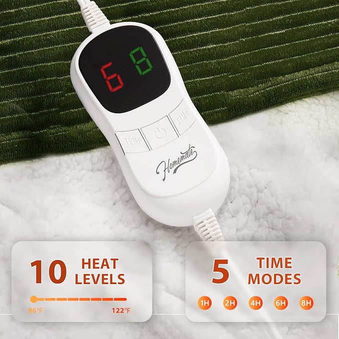 Homemate Heated Blanket Electric Throw - Image 3