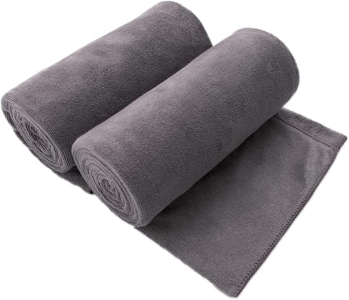 JML Bath Sheet Towels Set of 2, Extra Large Microfiber Towel by JML