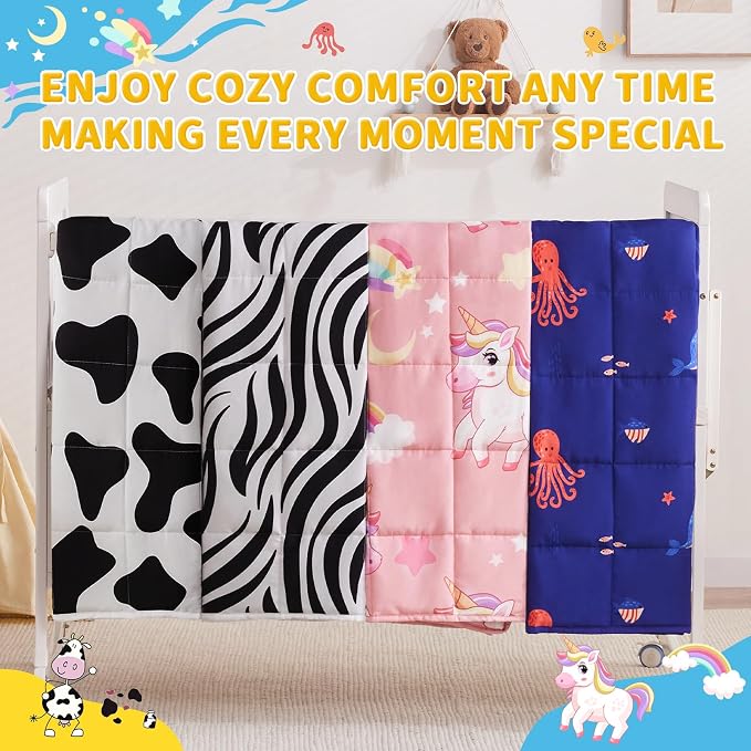 anfie Weighted Blanket Kids, Weighted Blanket Cooling Blanket - Image 7