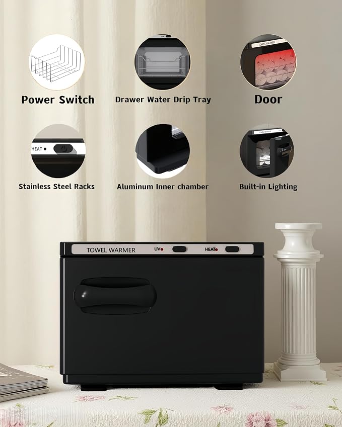 Towel Warmer, Hot Towel Warmers Spa, 8L Professional Mini Towel Warmer - Image 6