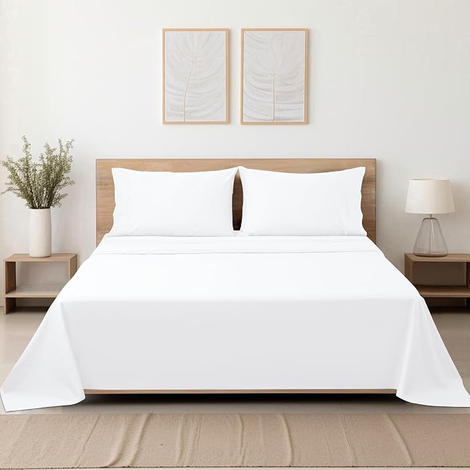 Cotton Queen Sheet Only, 600 Thread Count 100% Egyptian Cotton Top Sheet 1Pcs - Image 7